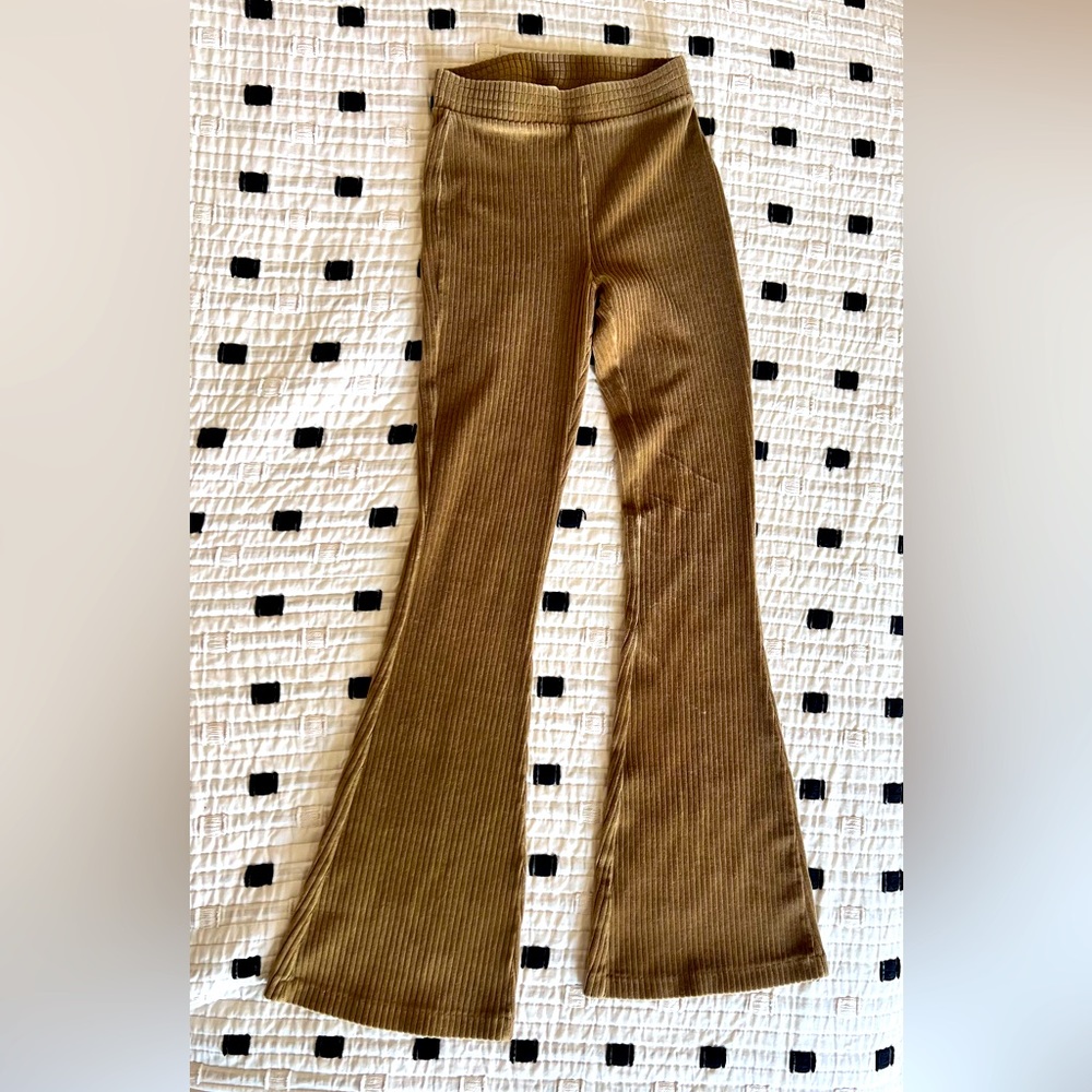 Aerie corduroy flair leggings
